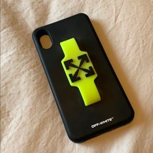 OFF WHITE IPHONE XS MAX PHONE CASE WITH GRIP